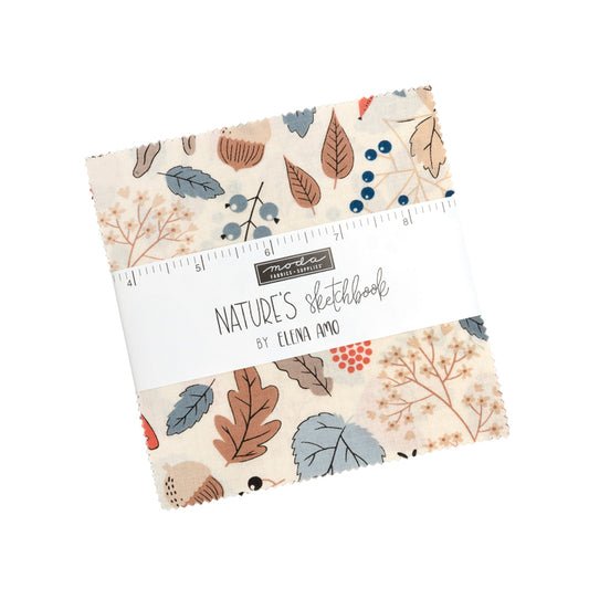 Nature’s Sketchbook 5" Charm Pack