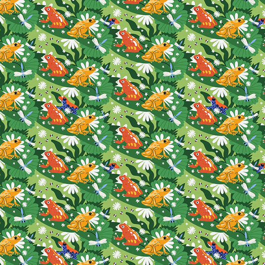 Frogs on Leaves