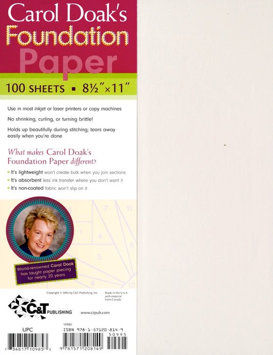 Carol Doak Foundation Paper