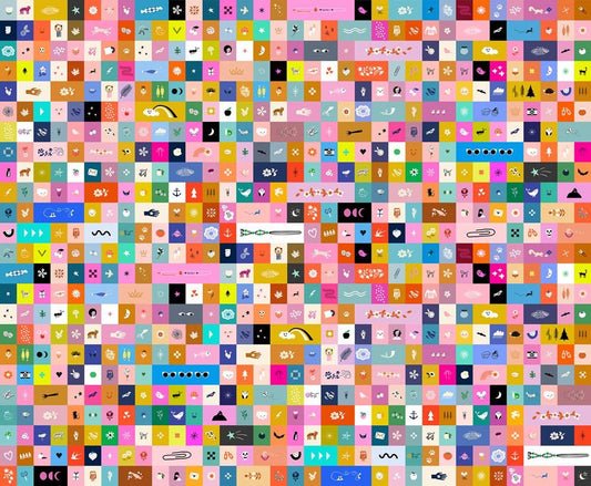 Selvedge Magic Icons *½ Yard*