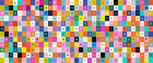 Selvedge Magic Letters *½ Yard*