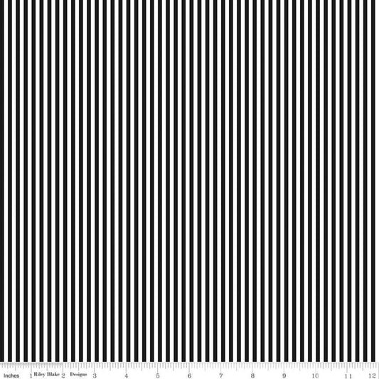Black & White Stripe *1/2 Yard*